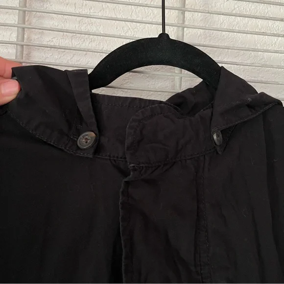 TopMan Fishtail Long Coat Jacket With Hood - Picture 7 of 12